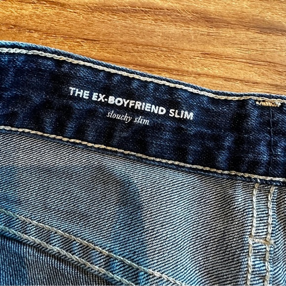 AG Adriano Goldschmied Women’s The Ex Boyfriend Slouchy Slim Wide Leg Denim Crop - Picture 10 of 10